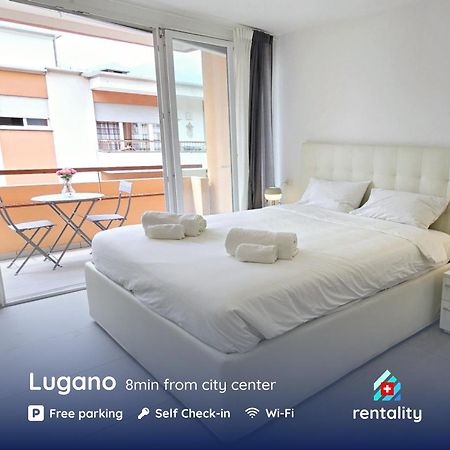 Luxurious 1,5 Apartment With Parking Near Center Lugano Exterior photo